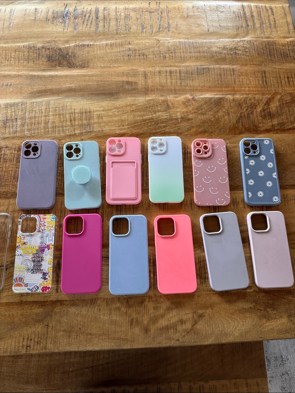 13 Pro Max IPhone Case Bundle - most of them never used